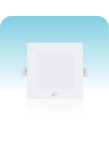 Panel de embutir LED 6W cuadrado Cálida [LPCE06W-C]