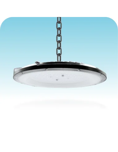 UFO LED aluminio + PC 100W Fría [UFO100W-P-F]