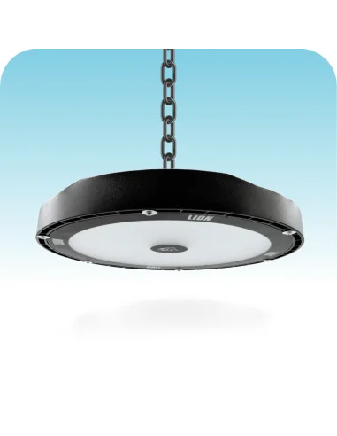 UFO LED aluminio + vidrio 300W Fría [UFO300W-F]