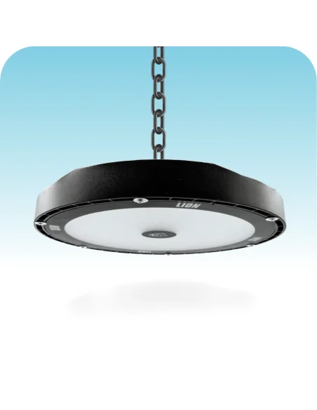 UFO LED aluminio + vidrio 300W Fría [UFO300W-F]