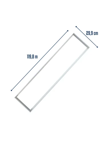 Marco de panel para aplicar rectangular  [MARC-02]