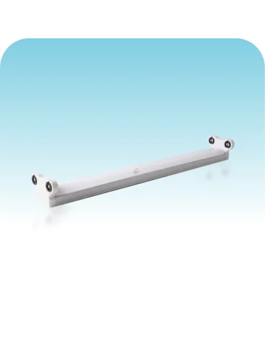 Listón de chapa para tubo LED 9W doble  [TFB06D-1P]