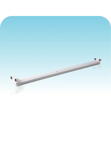 Listón de chapa para tubo LED 18W doble  [TFB12D-1P]