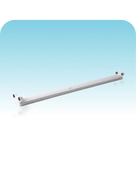 Listón de chapa para tubo LED 18W doble  [TFB12D-1P]