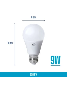 Bulbo LED 9W Fría [LA09W-F] 2