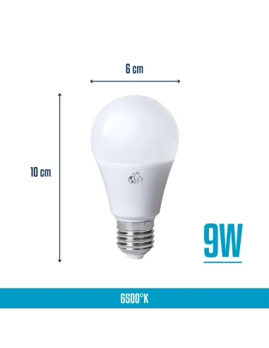 Bulbo LED 9W Fría [LA09W-F]