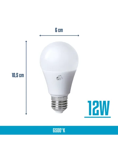 Bulbo LED 12W Fría [LA12W-F]