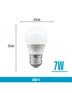 Lámpara Gota LED 7W Fría [LG07W-F] 2