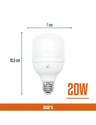 Lámpara Alta Potencia 20W Cálida [LH20W-C]