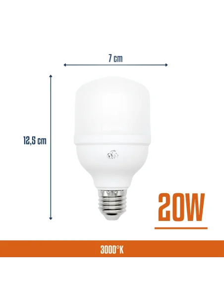 Lámpara Alta Potencia 20W Cálida [LH20W-C]