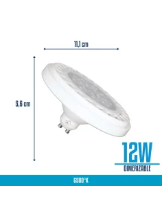 Lámpara AR111 Dimerizable 12W Fría [LD12W-D-F] 2