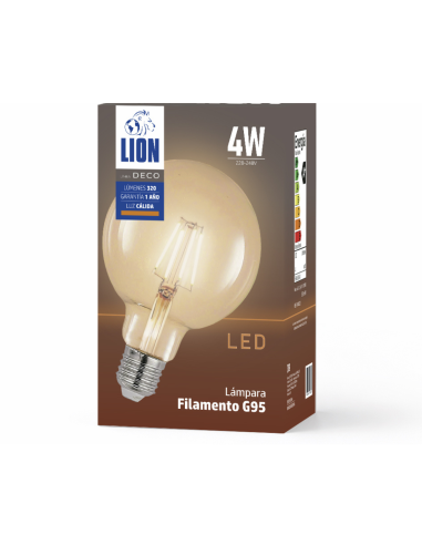 Lámpara de filamento LED Cálida [LF04W-V-C]