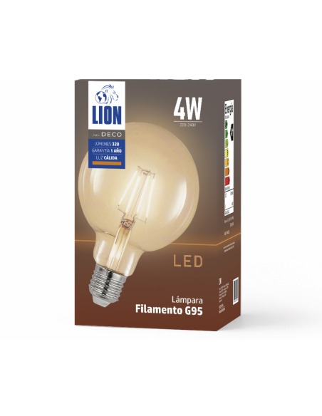 Lámpara de filamento LED Cálida [LF04W-V-C]
