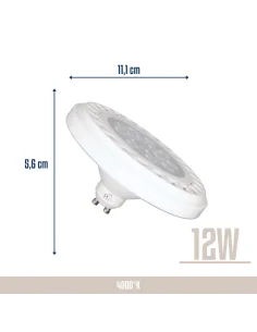 Lámpara AR111 Blanca 12W Neutra [LD12W-N] 2