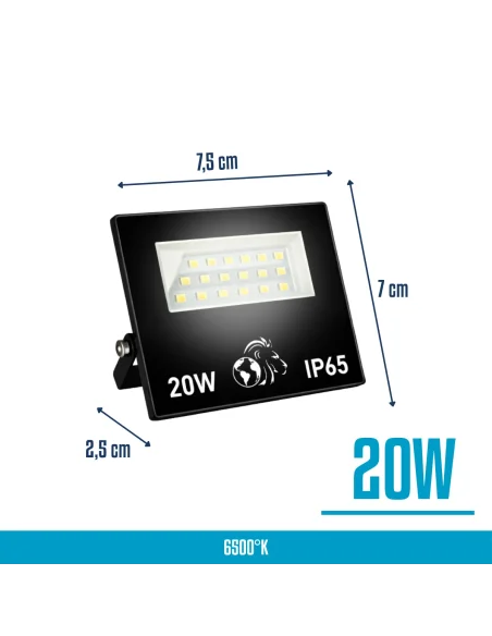 Reflector LED 20W Fría [PR20W-F]
