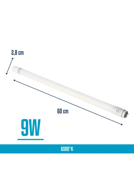 Tubo T8 LED 9W Fría [TL09W-F]