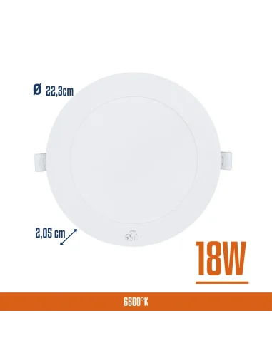 Panel de embutir LED 18W Cálida [LPRE18W-C]