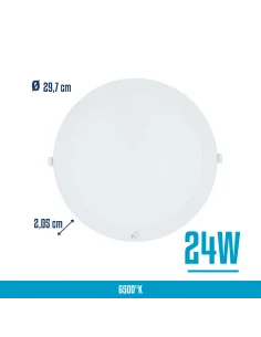 Panel de embutir LED 24W Fría [LPRE24W-F] 2