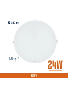 Panel de embutir LED 24W Cálida [LPRE24W-C] 2