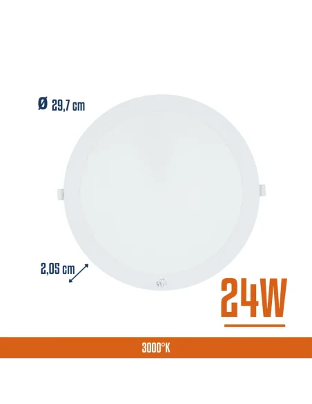 Panel de embutir LED 24W Cálida [LPRE24W-C]