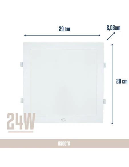 Panel de embutir LED 24W cuadrado Neutra [LPCE24W-N]
