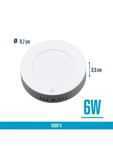 Panel de aplicar LED 6W Fría [LPRA06W-F]