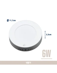 Panel de aplicar LED 6W Neutra [LPRA06W-N] 2