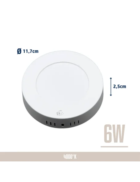Panel de aplicar LED 6W Neutra [LPRA06W-N]