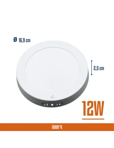 Panel de aplicar LED 12W Cálida [LPRA12W-C] 2