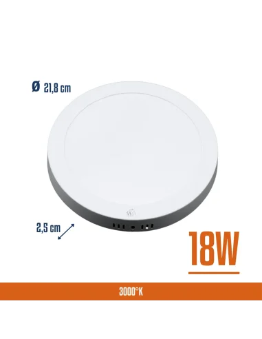 Panel de aplicar LED 18W Cálida [LPRA18W-C]