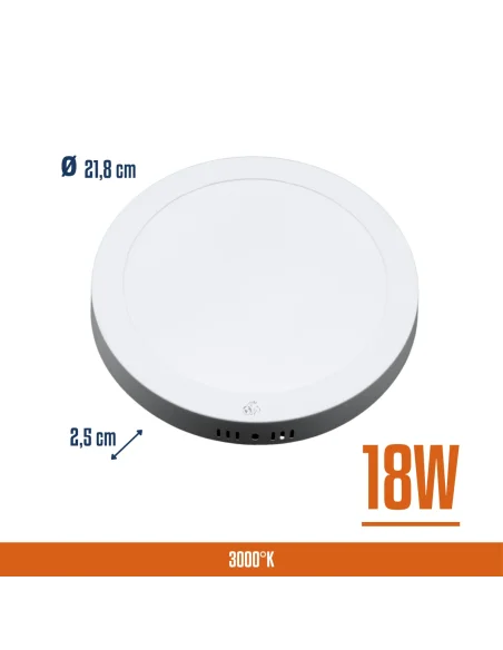 Panel de aplicar LED 18W Cálida [LPRA18W-C]