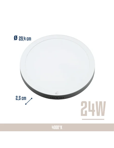 Panel de aplicar LED 24W Neutra [LPRA24W-N]