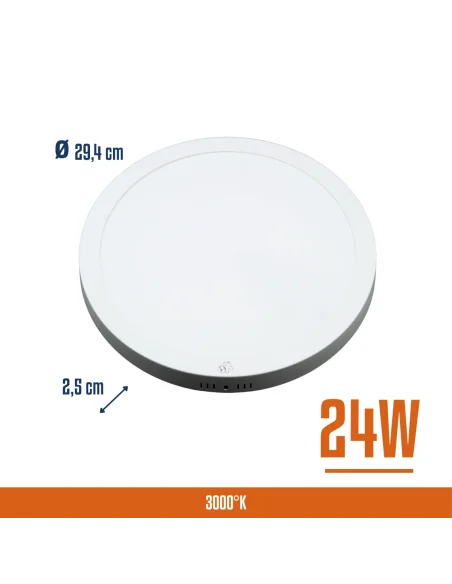 Panel de aplicar LED 24W Cálida [LPRA24W-C]