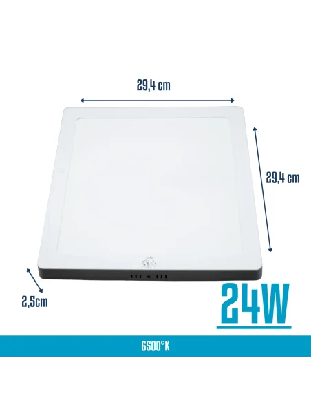 Panel de aplicar LED 24W cuadrado Fría [LPCA24W-F]