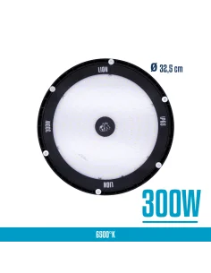 UFO LED aluminio + vidrio 300W Fría [UFO300W-F] 2