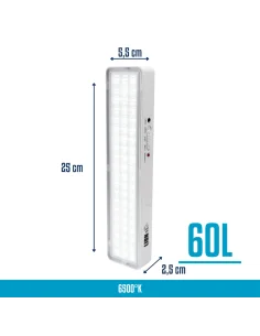 Luz de emergencia 3,5W Fría [LZ60L-F] 2
