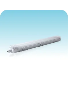 Listón estanco para tubo LED 9W doble  [EST09D]