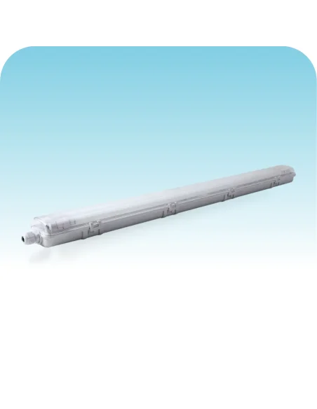 Listón estanco para tubo LED 18W doble  [EST18D]