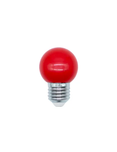 Lámpara gota LED roja 1W  [LA01W-R]