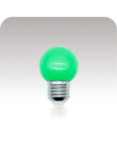 Lámpara gota LED verde 1W  [LA01W-V]