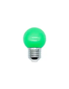 Lámpara Gota LED Verde 1W - Base E27 para Decoración 2