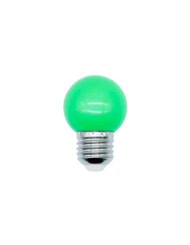 Lámpara gota LED verde 1W  [LA01W-V]