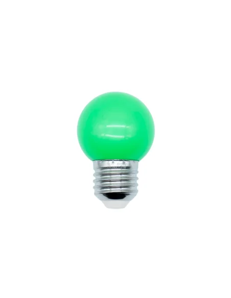 Lámpara gota LED verde 1W  [LA01W-V]