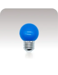 Lámpara gota LED azul 1W  [LA01W-AZ]