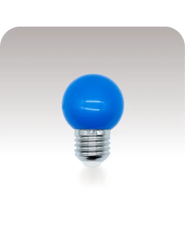 Lámpara gota LED azul 1W  [LA01W-AZ]
