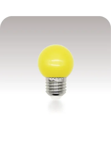 Lámpara gota LED amarilla 1W  [LA01W-AM]