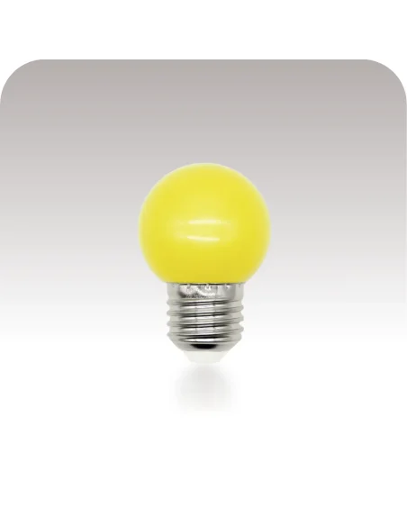 Lámpara gota LED amarilla 1W  [LA01W-AM]