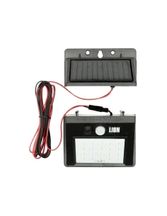 Reflector solar LED con sensor de movimiento y panel solar desmontable para exteriores 2