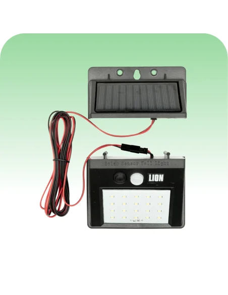 Aplique solar divisible LED 20L Fría [SOL20L-F]