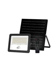 Reflector solar led con panel solar desmontable incluido. Control remoto y bateria de litio. 2